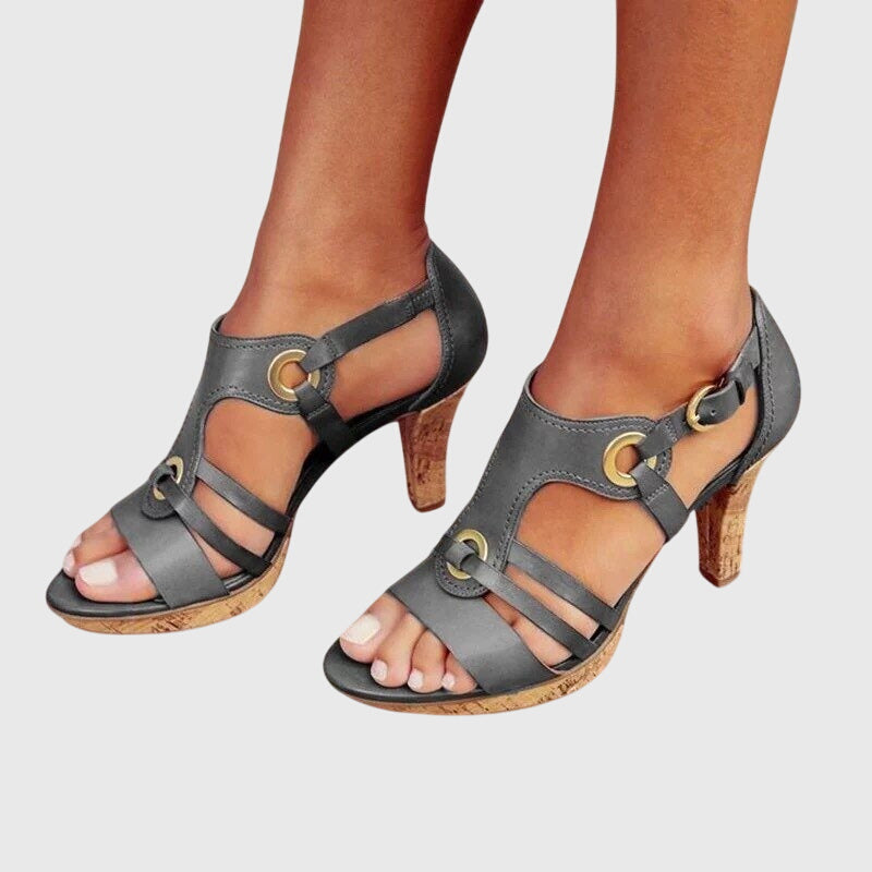 Marianne - Ring Trim Strappy Sandals