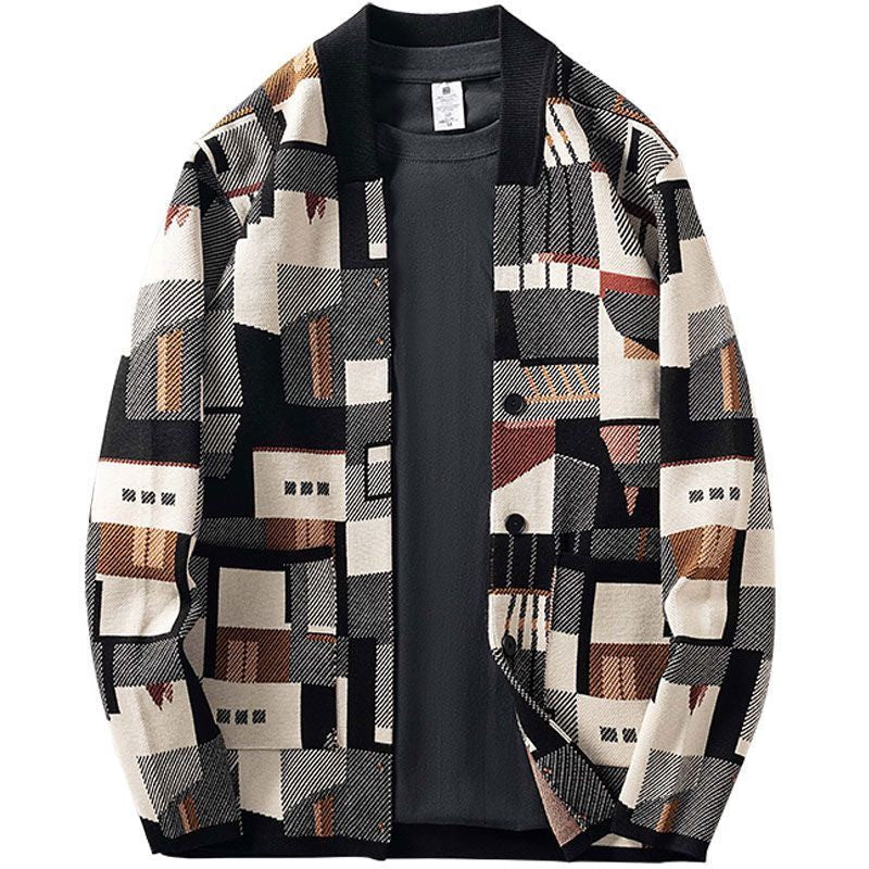 Charlie - Patchwork Knit Jacket