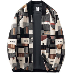 Charlie - Patchwork Knit Jacket
