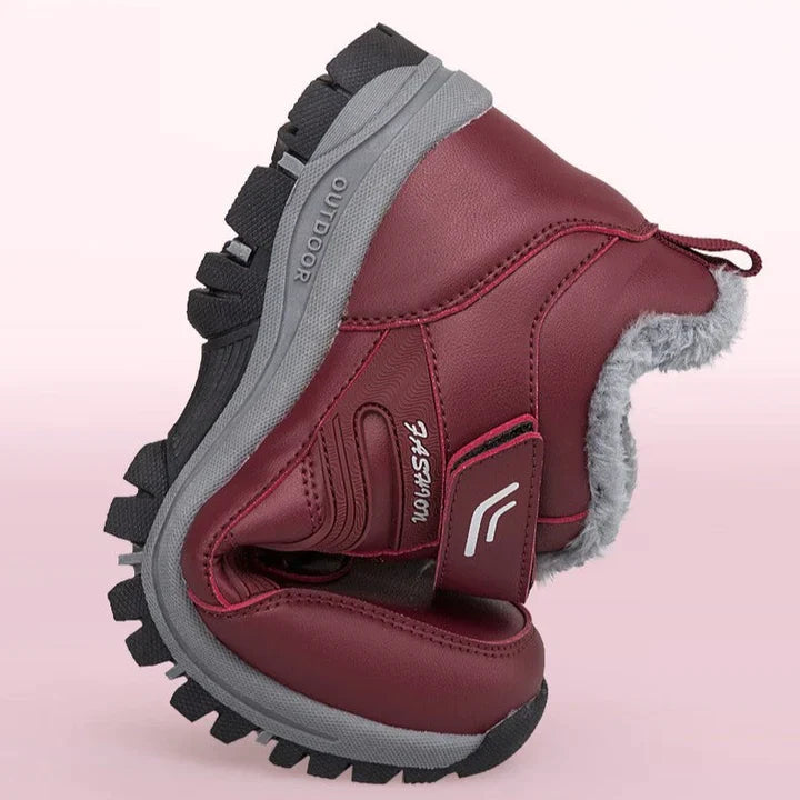 Courtney - Fur Lined Slip on Trainers