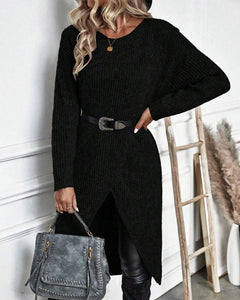Imogen - Split Hem Knit Tunic