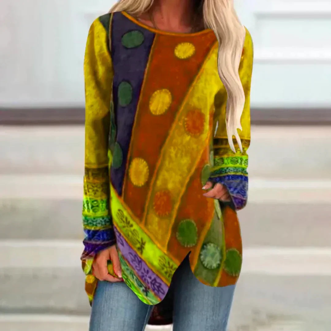 Penelope - Patchwork Print Tunic