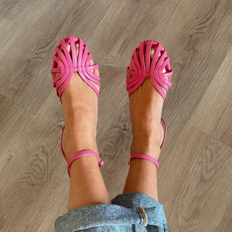 Constance - Woven Closed Toe Flats