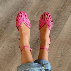 Constance - Woven Closed Toe Flats