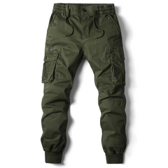 Jack - Cargo Joggers with Cuffs — Green