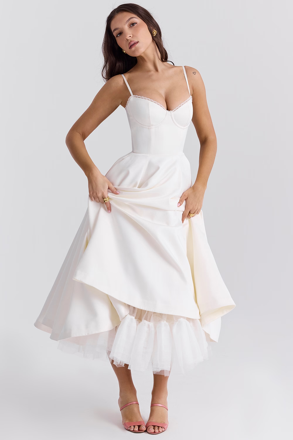 Grace - Corset Midi with Full Skirt