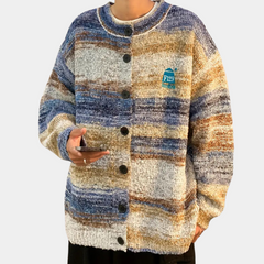 Lindsay - Striped Button Cardigan