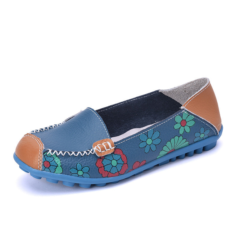 Grace - Floral Print Loafers