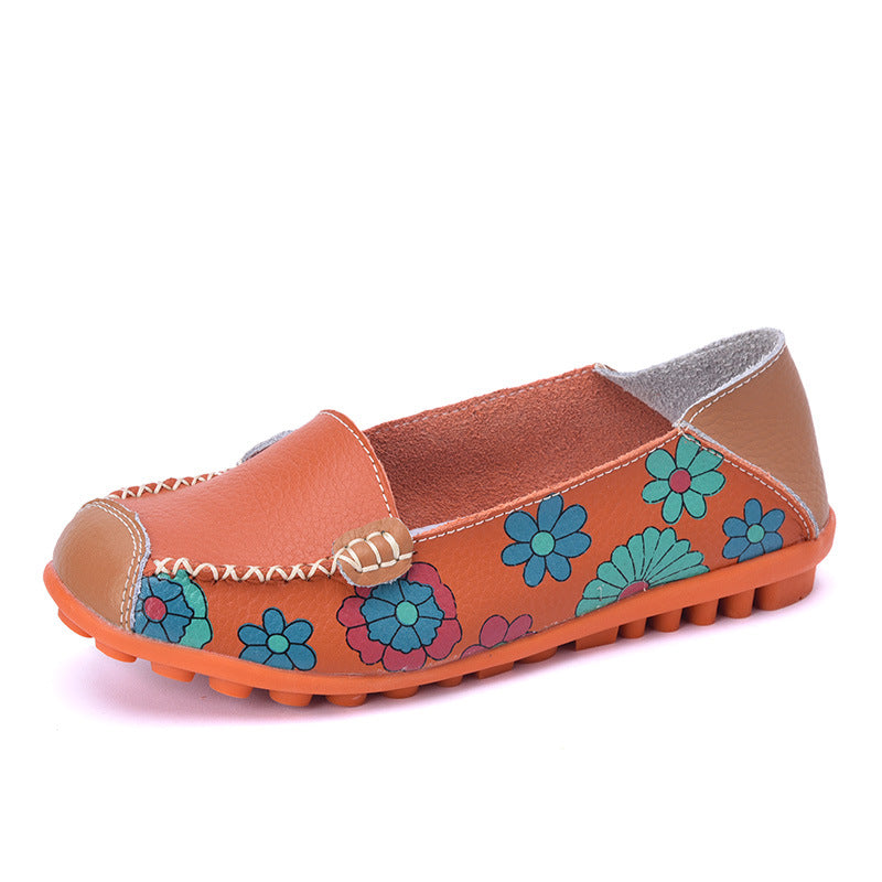 Grace - Floral Print Loafers
