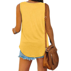 Susannah - V Neck Jersey Tank