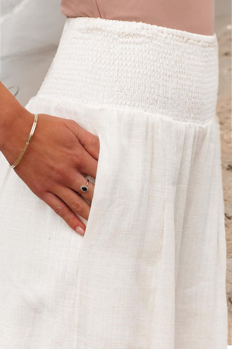 Rosalind - Cotton Palazzo Trousers