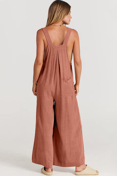 Bella - Wide Leg Dungarees