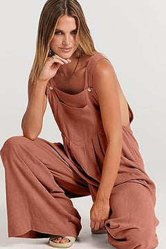 Bella - Wide Leg Dungarees