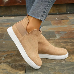 Monique - Suede High Top Sneakers