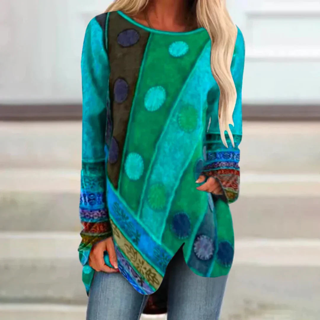 Penelope - Patchwork Print Tunic
