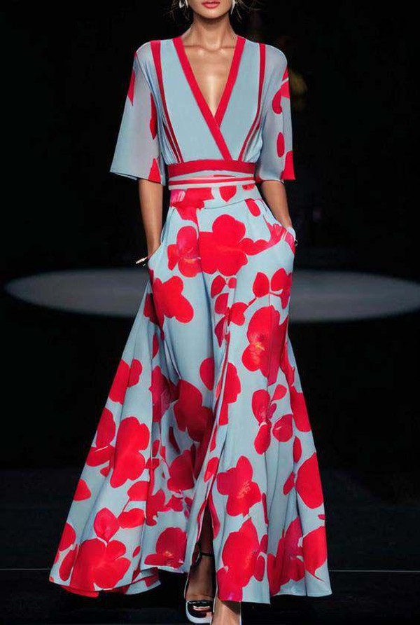 Olivia - Poppy Print Maxi Dress