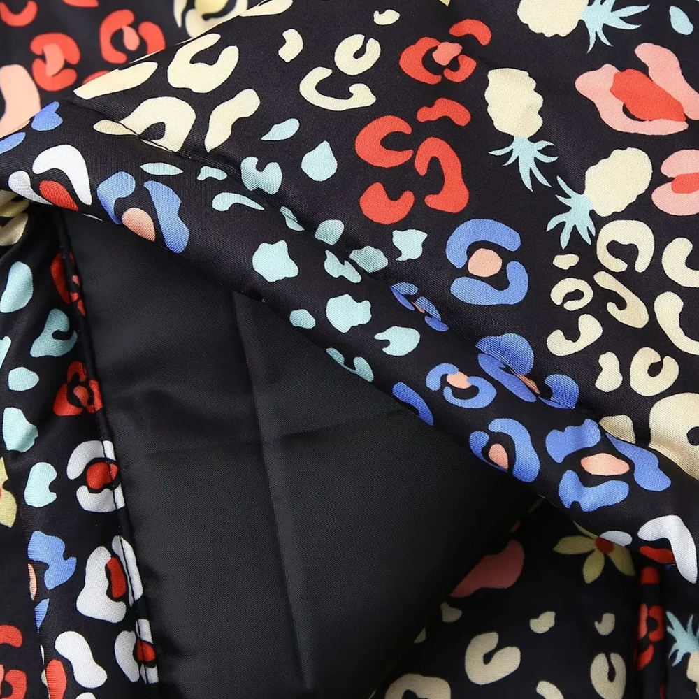 Zinnia - Floral Quilted Jacket with Collar