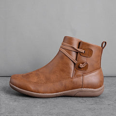 Maddison - Leather Boots with Toggles