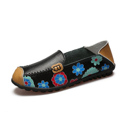 Grace - Floral Print Loafers