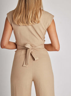 Ella - Sleeveless Wide Leg Jumpsuit