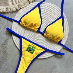 Vanessa - Brazilian Triangle Bikini — Print 4