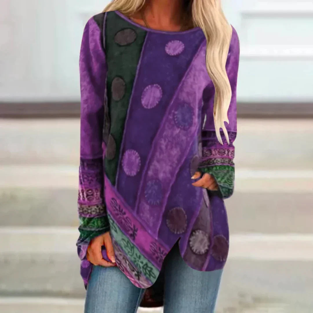 Penelope - Patchwork Print Tunic