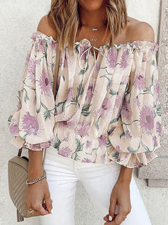 Mila - Floral Off Shoulder Blouse