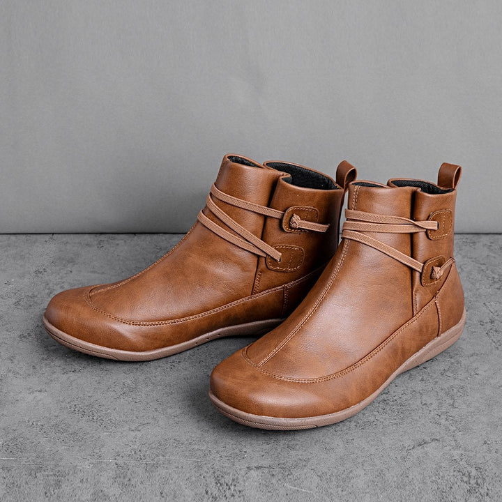 Maddison - Leather Boots with Toggles