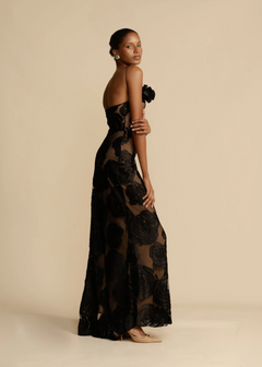 Emma - Lace Strapless Evening Gown
