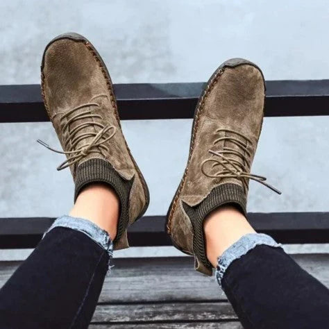 Melody - Suede Lace up Shoes