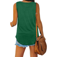 Susannah - V Neck Jersey Tank