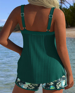Annalise - Stripe Tankini with Shorts