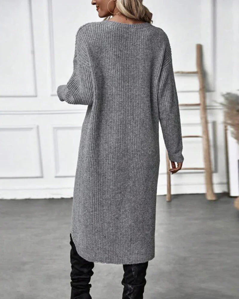 Imogen - Split Hem Knit Tunic