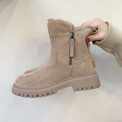 Clara - Fur Lined Zip Boots