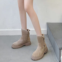 Clara - Fur Lined Zip Boots