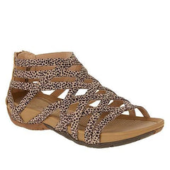 Sarah - Leopard Gladiator Sandals — Leopard