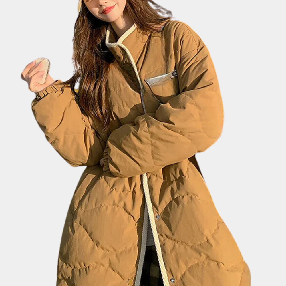 Aisling - Long Quilted Puffer Coat