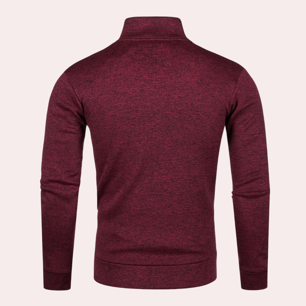 Bradley - Zip Neck Knit Jacket
