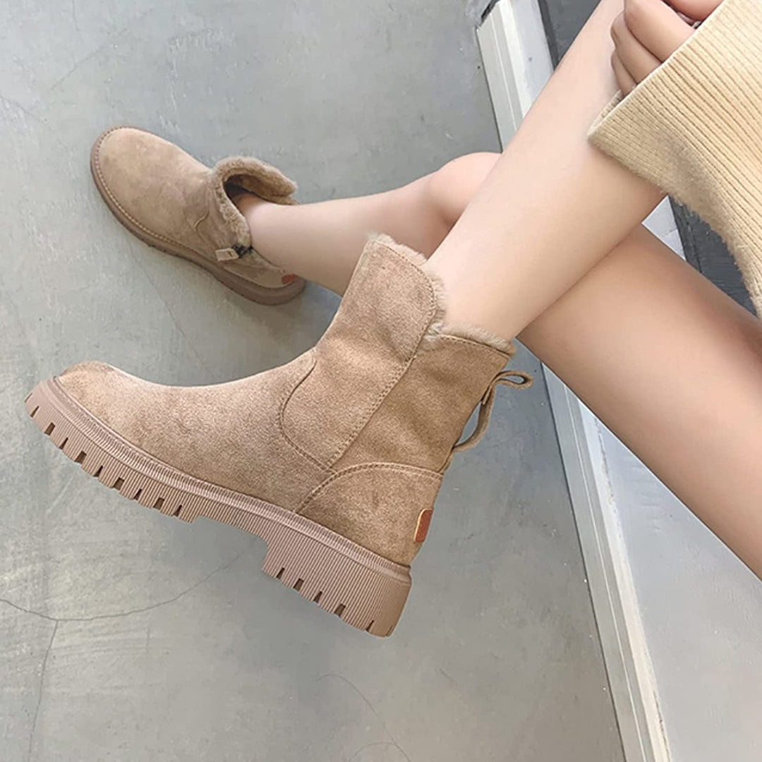 Clara - Fur Lined Zip Boots