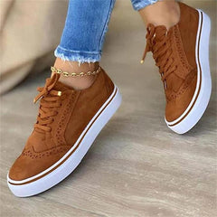 Catherine - Brogue Lace up Trainers