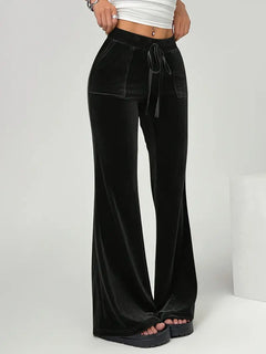 Anastasia - Velvet Wide Leg Trousers