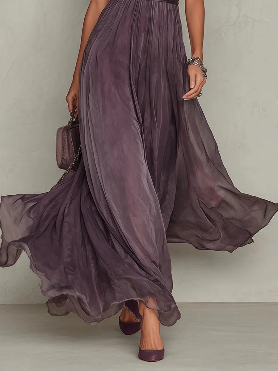 Bernadette - Chiffon Flowing Maxi Dress