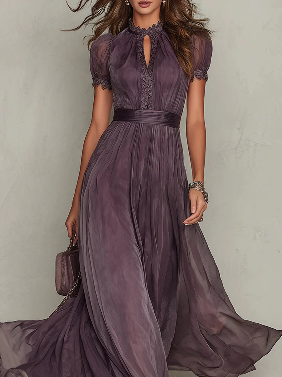 Bernadette - Chiffon Flowing Maxi Dress