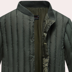 Randall - Quilted Stand Collar Jacket