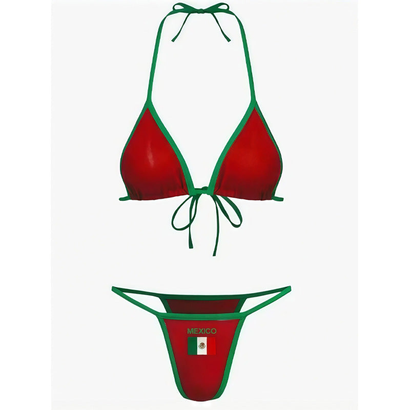 Vanessa - Brazilian Triangle Bikini — Print 8