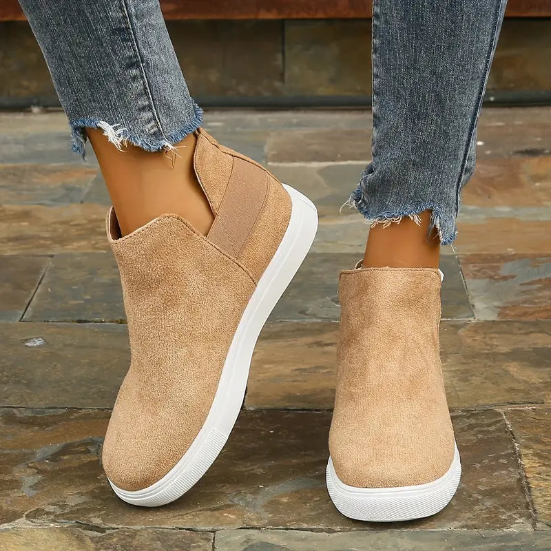 Monique - Suede High Top Sneakers