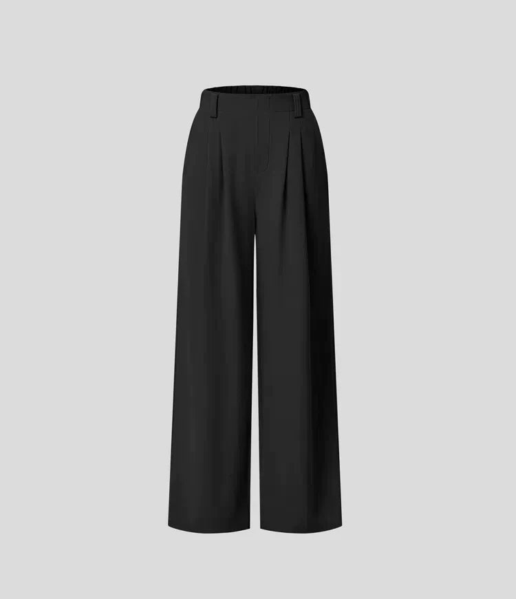 Charmaine - Pleated Wide Leg Trousers