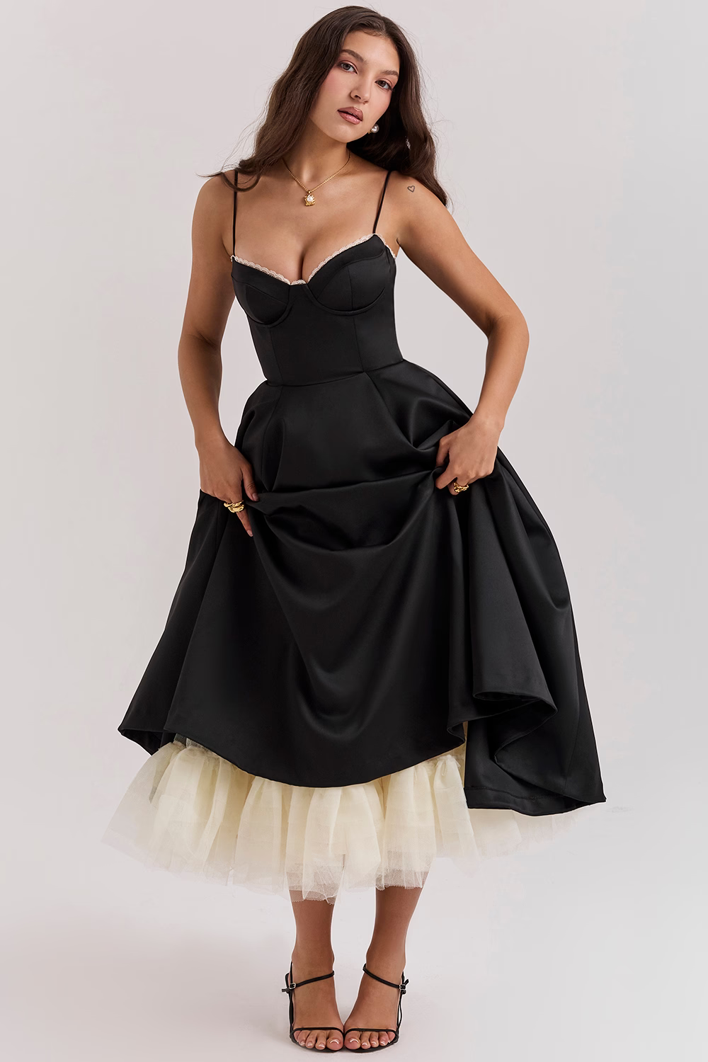 Grace - Corset Midi with Full Skirt