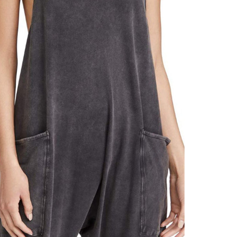 Sarah - Corduroy Pocket Dungarees