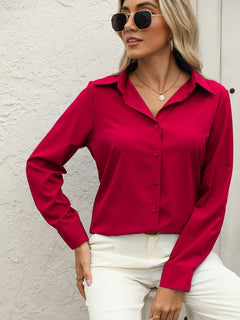 Vivienne - Satin Button Shirt